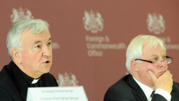 Lord Patten and Archbishop Nichols on preparations for the Papal Visit