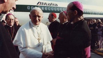 Pope John Paul II’s welcome address at Gatwick Airport