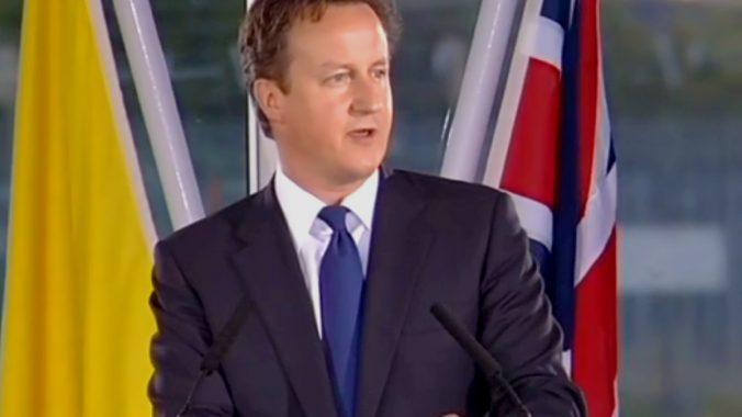 Prime Minister David Cameron's speech to Pope Benedict XVI